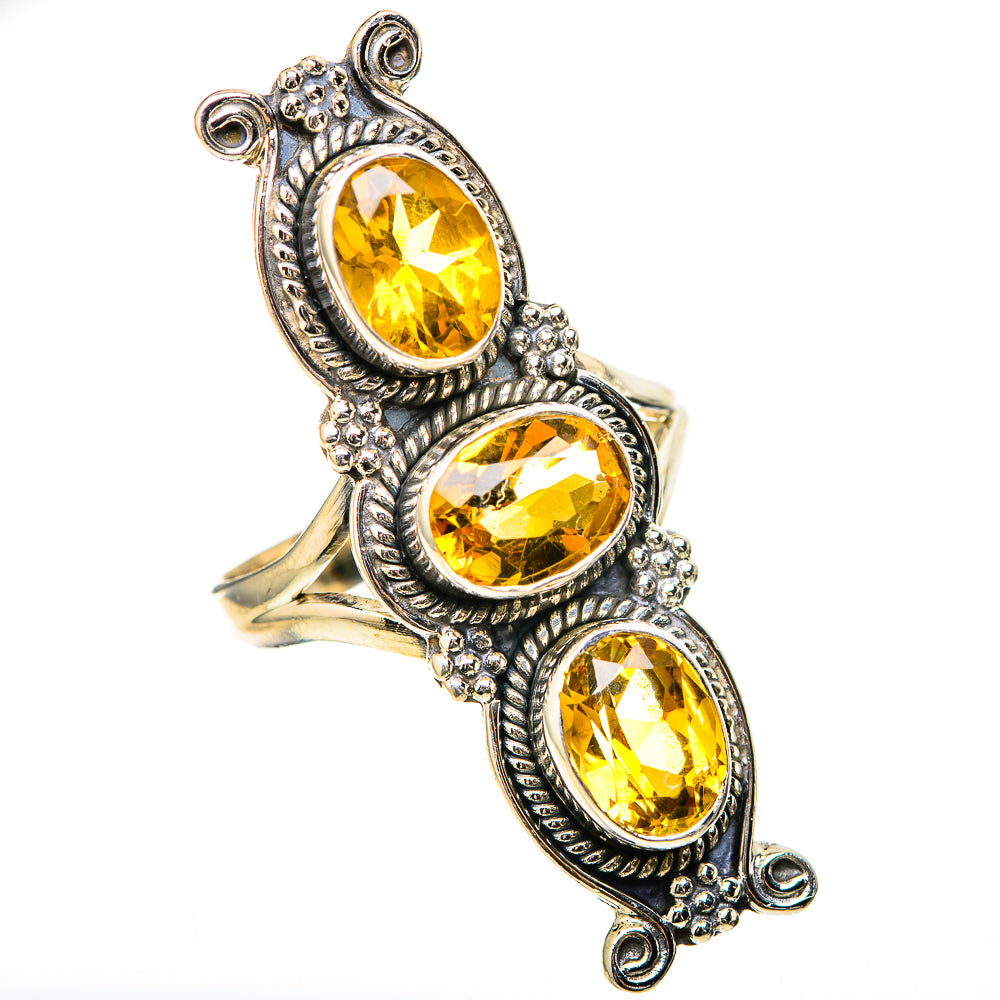 Citrine Rings handcrafted by Anasilvercos - RING129151 - Photo 2