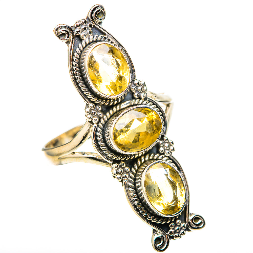 Citrine Rings handcrafted by Anasilvercos - RING129152 - Photo 2