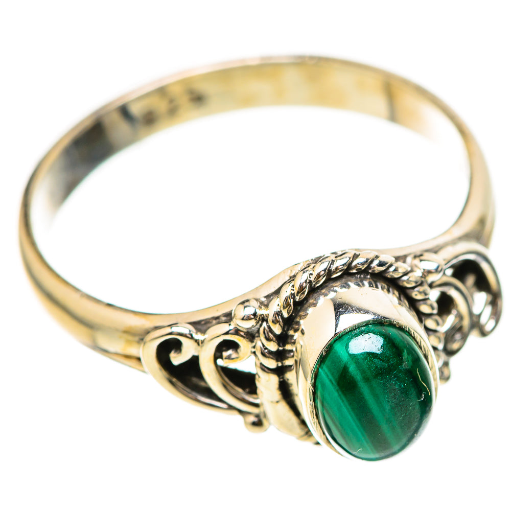 Malachite Rings handcrafted by Anasilvercos - RING129160_SIZE-6 - Photo 2