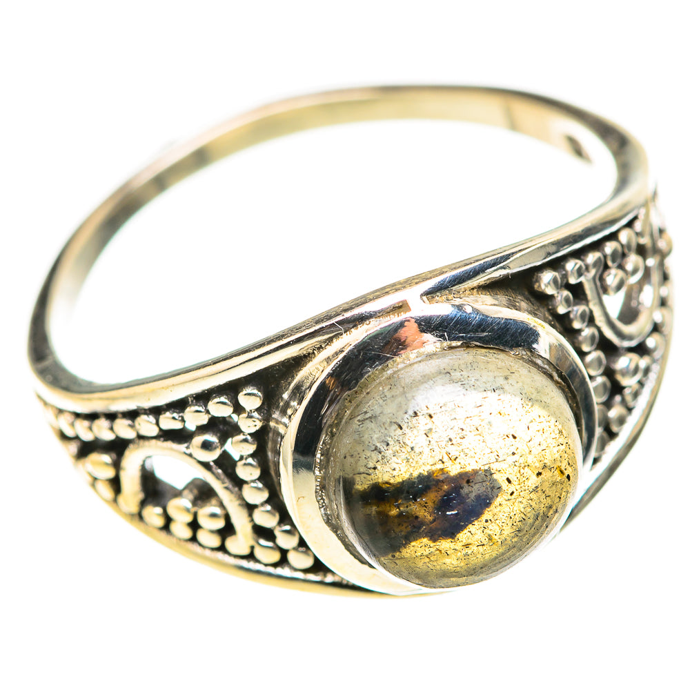 Labradorite Rings handcrafted by Anasilvercos - RING129161_SIZE-8 - Photo 2