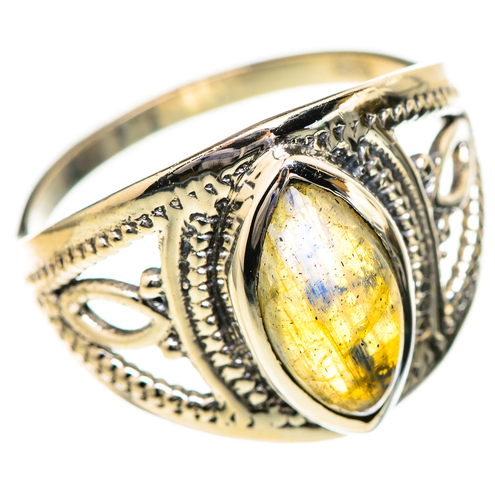 Labradorite Rings handcrafted by Anasilvercos - RING129168_SIZE-6 - Photo 2