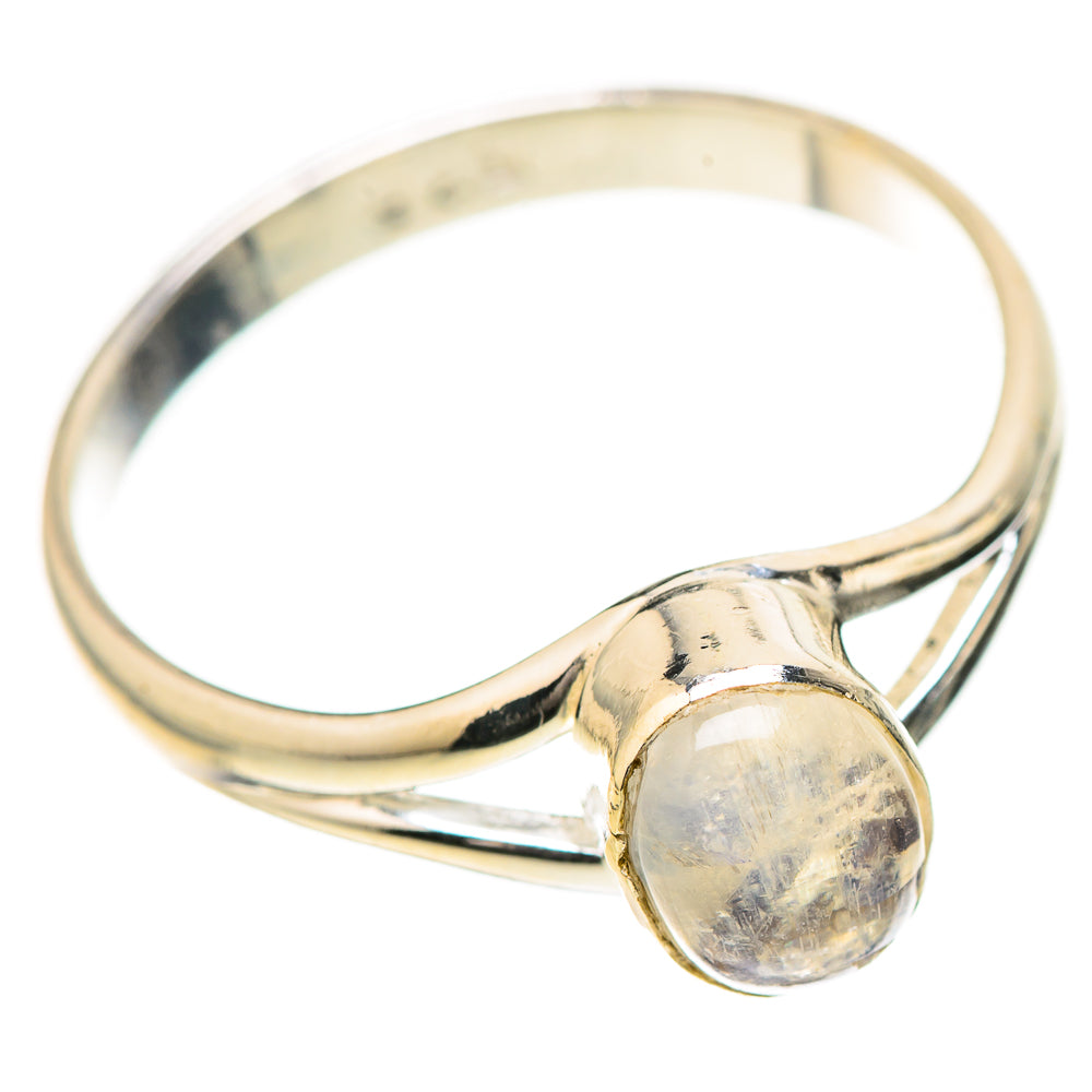 Rainbow Moonstone Rings handcrafted by Anasilvercos - RING129172_SIZE-6 - Photo 2
