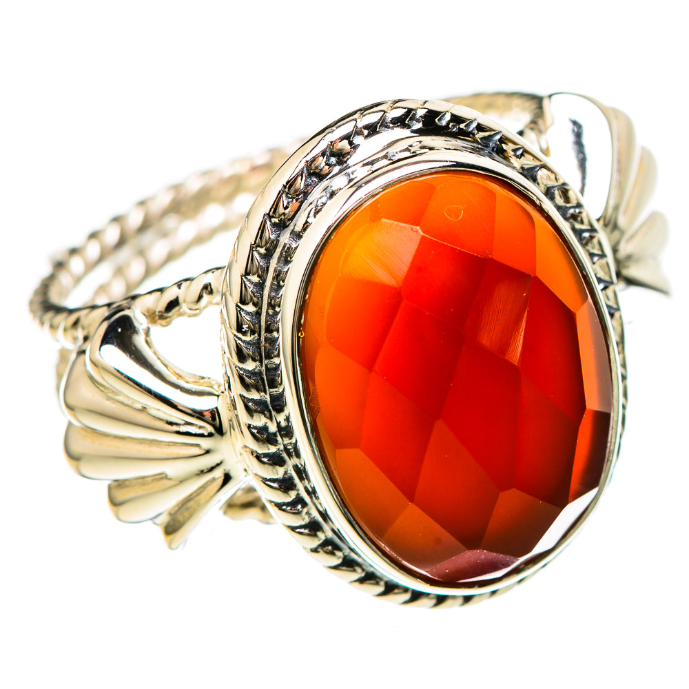 Red Onyx Rings handcrafted by Anasilvercos - RING129183 - Photo 2