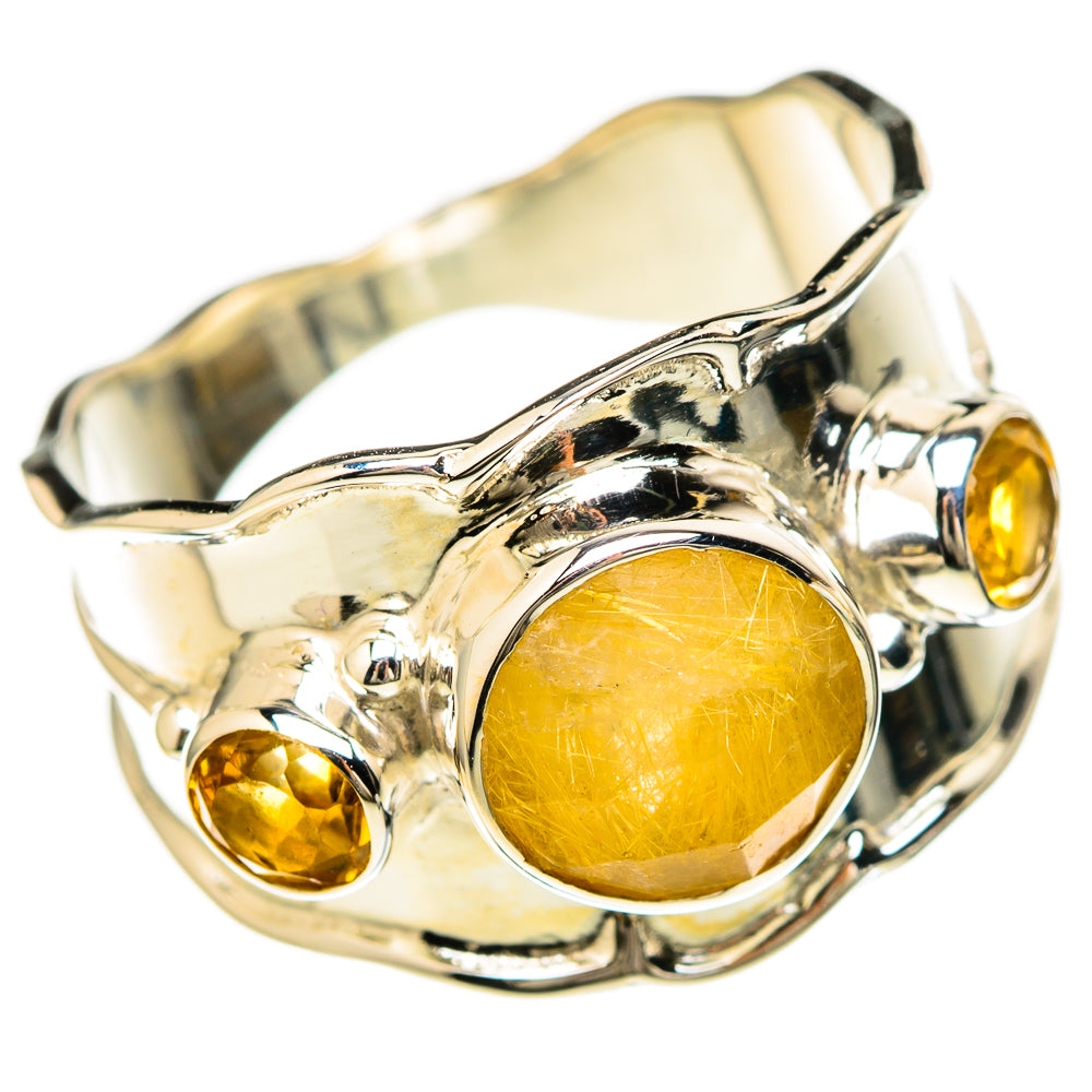 Rutilated Quartz Rings handcrafted by Anasilvercos - RING129192 - Photo 2