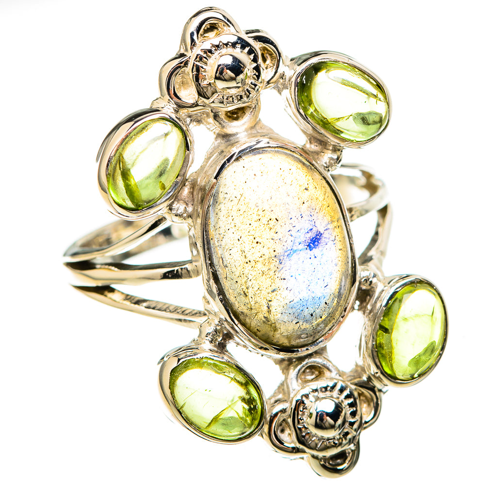 Labradorite Rings handcrafted by Anasilvercos - RING129196 - Photo 2