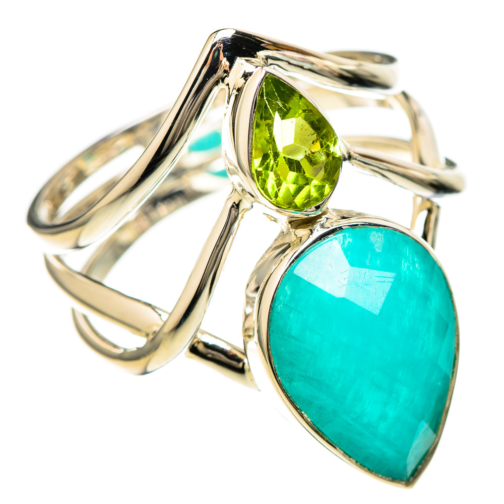 Amazonite Rings handcrafted by Anasilvercos - RING129202 - Photo 2
