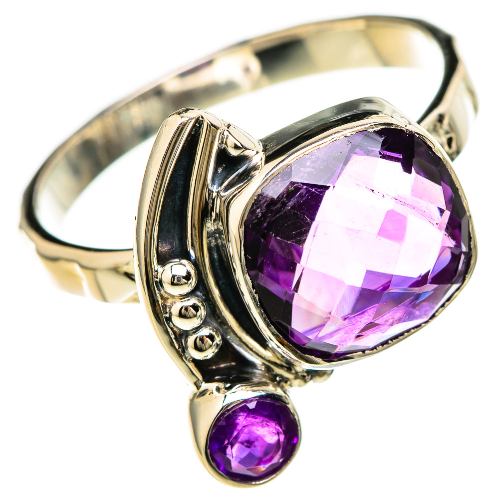 Amethyst Rings handcrafted by Anasilvercos - RING129207 - Photo 2