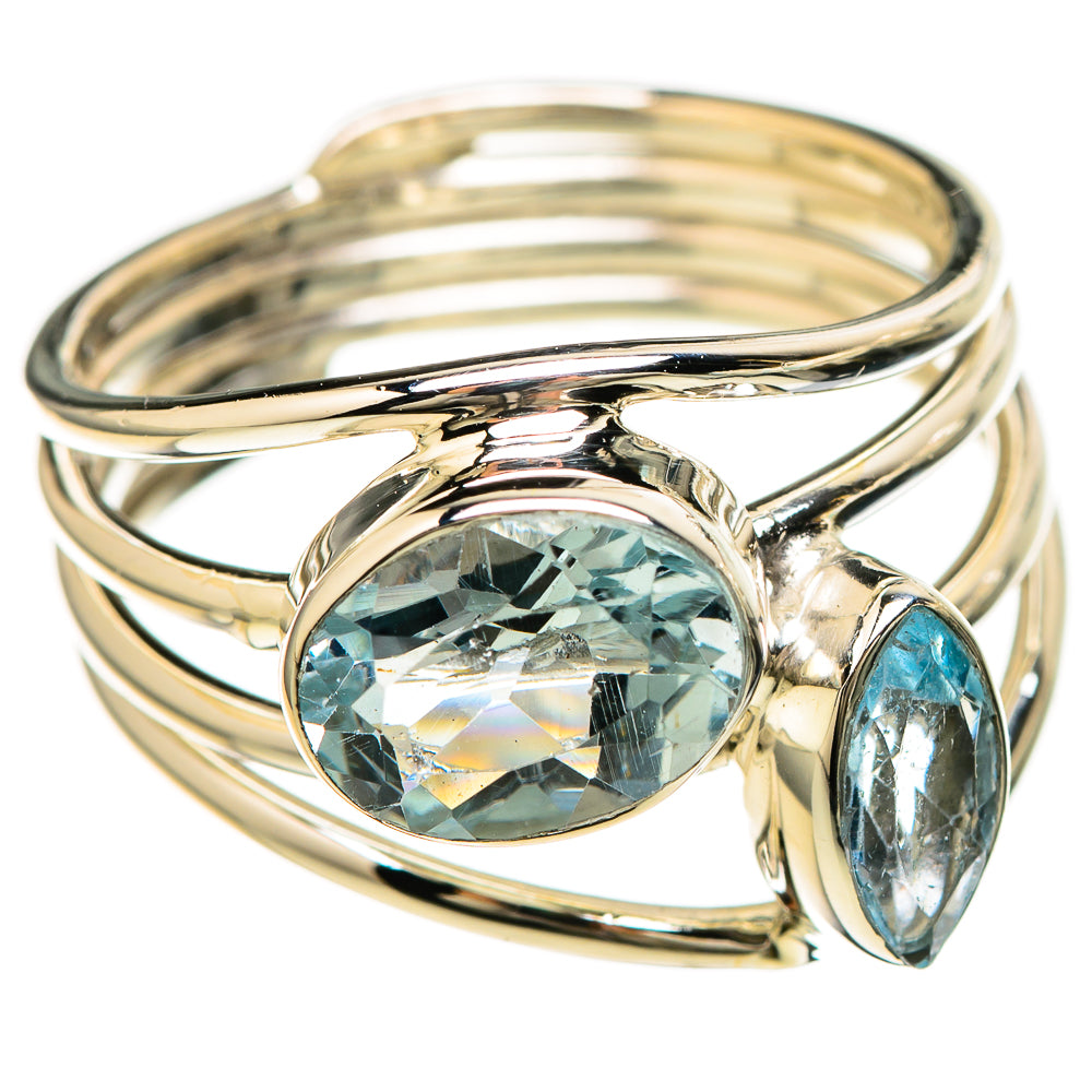 Blue Topaz Rings handcrafted by Anasilvercos - RING129230 - Photo 2