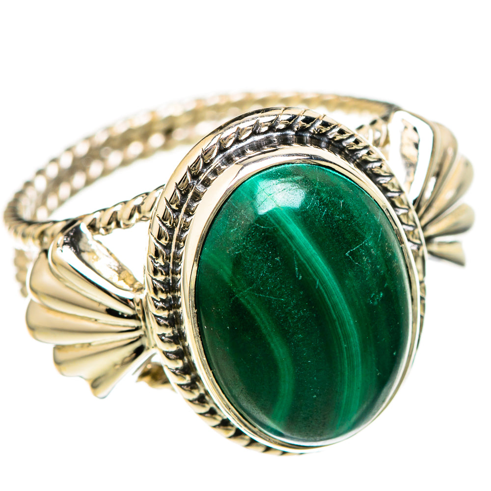 Malachite Rings handcrafted by Anasilvercos - RING129232 - Photo 2