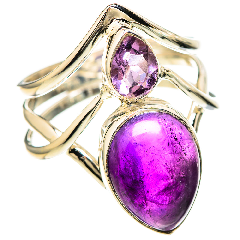 Amethyst Rings handcrafted by Anasilvercos - RING129236 - Photo 2