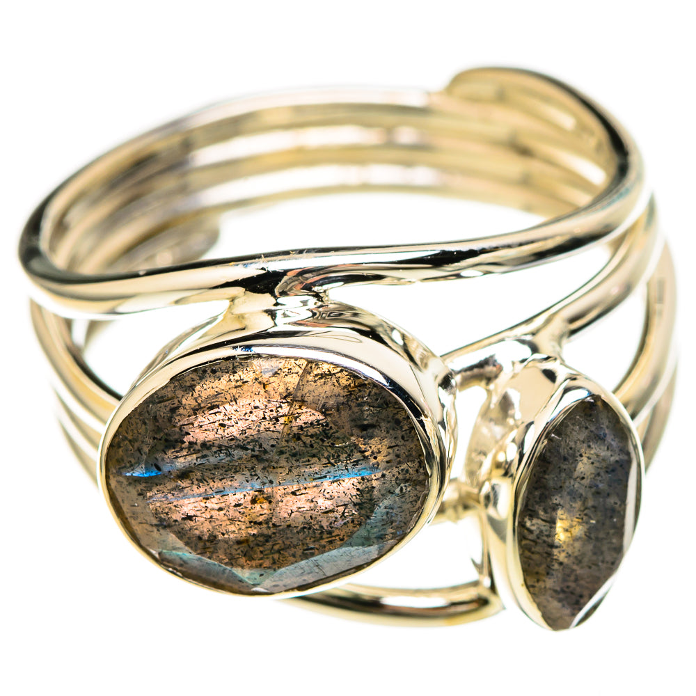 Labradorite Rings handcrafted by Anasilvercos - RING129253 - Photo 2