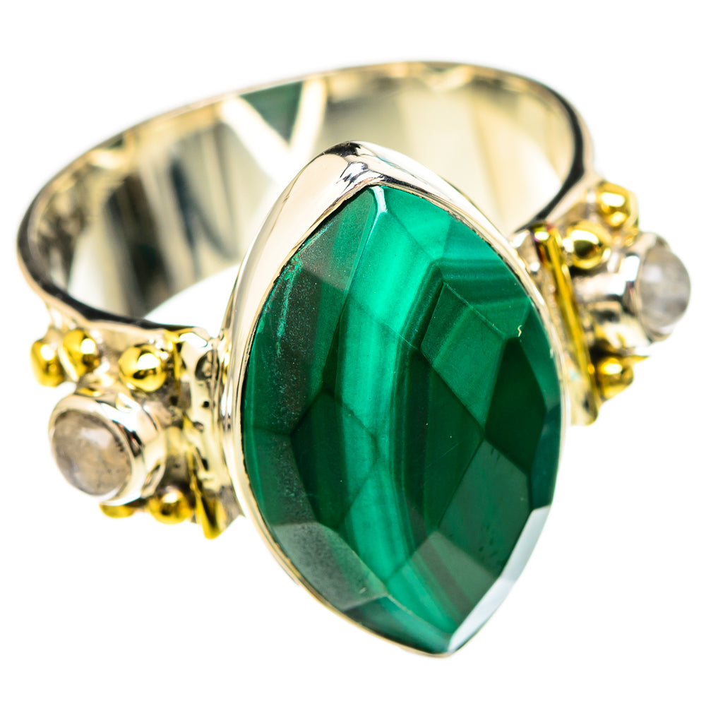 Malachite Rings handcrafted by Anasilvercos - RING129257 - Photo 2