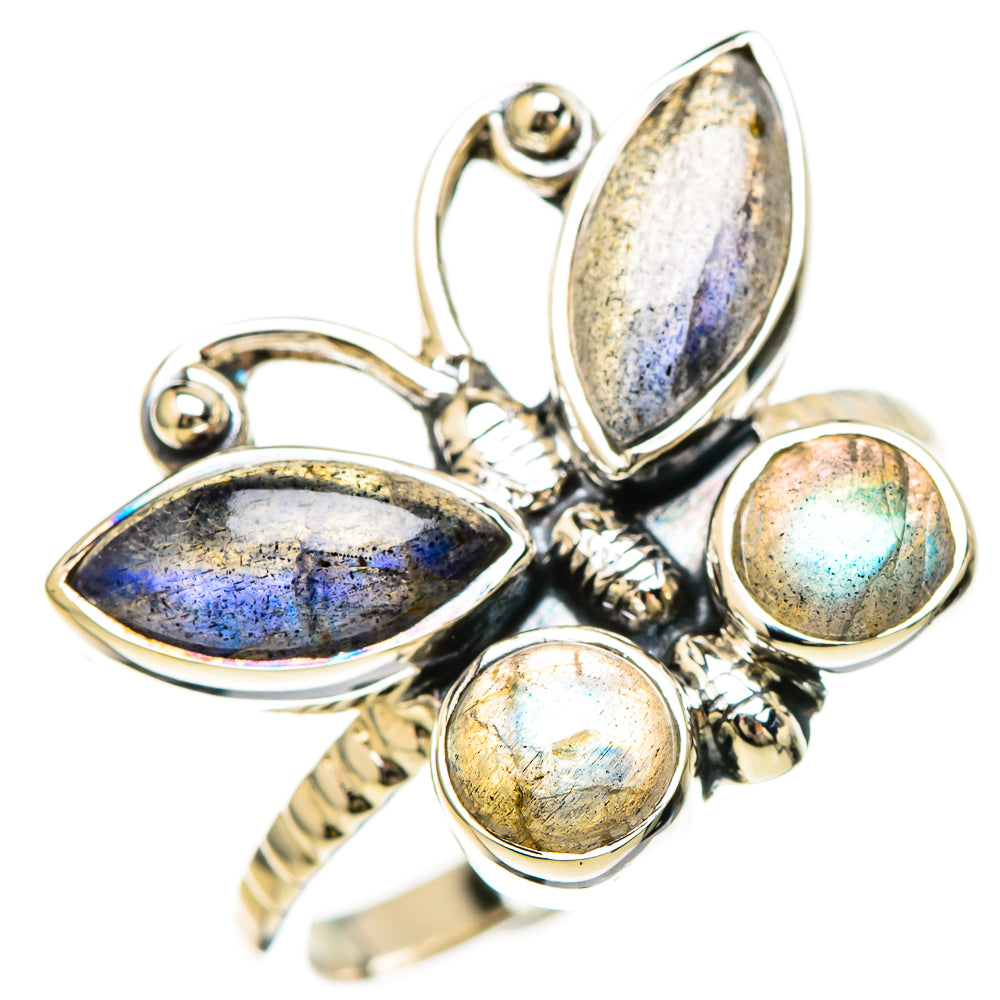 Labradorite Rings handcrafted by Anasilvercos - RING129271 - Photo 2