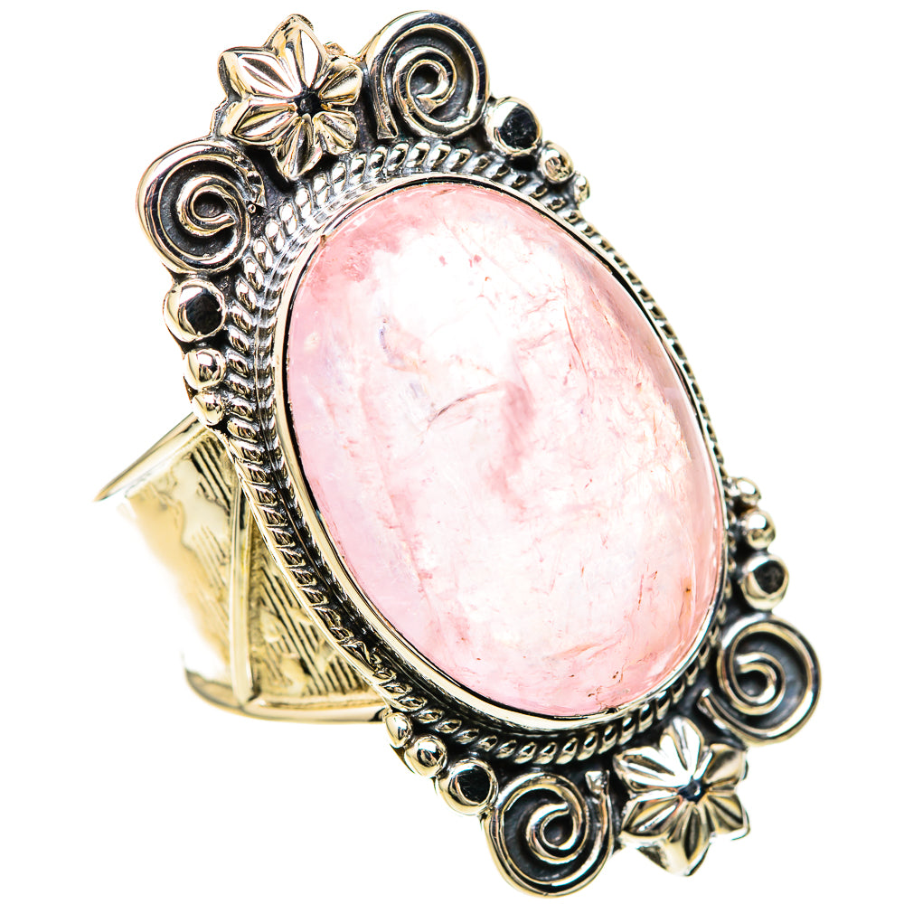 Rose Quartz Rings handcrafted by Anasilvercos - RING129278 - Photo 2