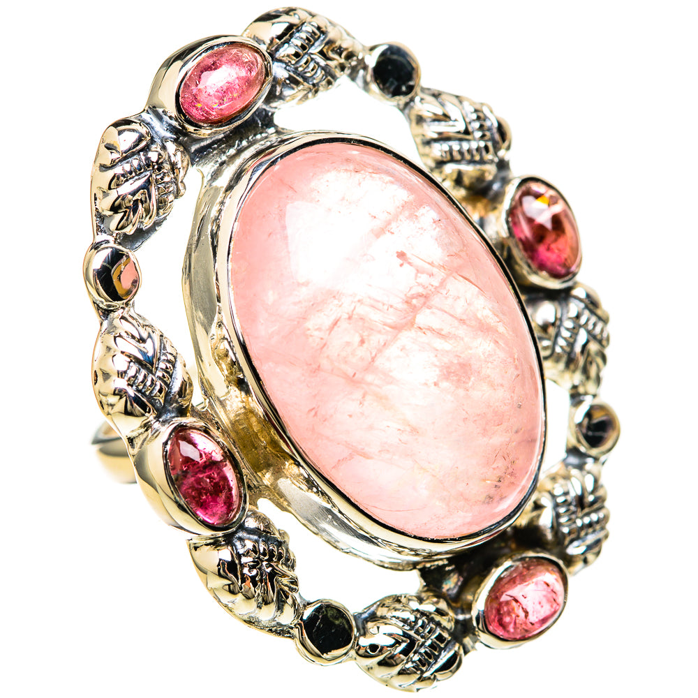 Rose Quartz Rings handcrafted by Anasilvercos - RING129279 - Photo 2