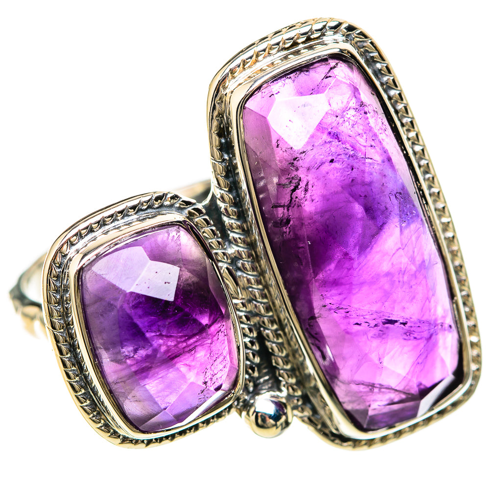 Amethyst Rings handcrafted by Anasilvercos - RING129281 - Photo 2