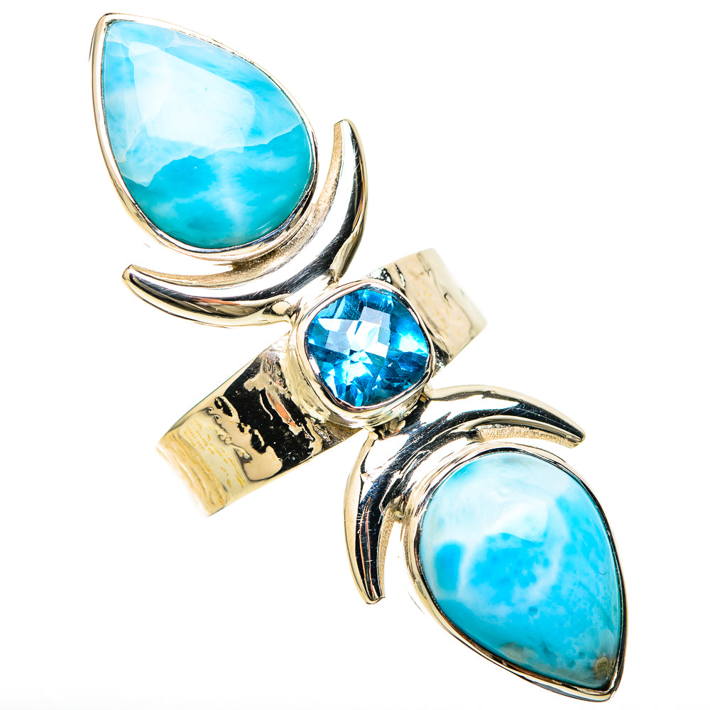 Larimar Rings handcrafted by Anasilvercos - RING129288 - Photo 2