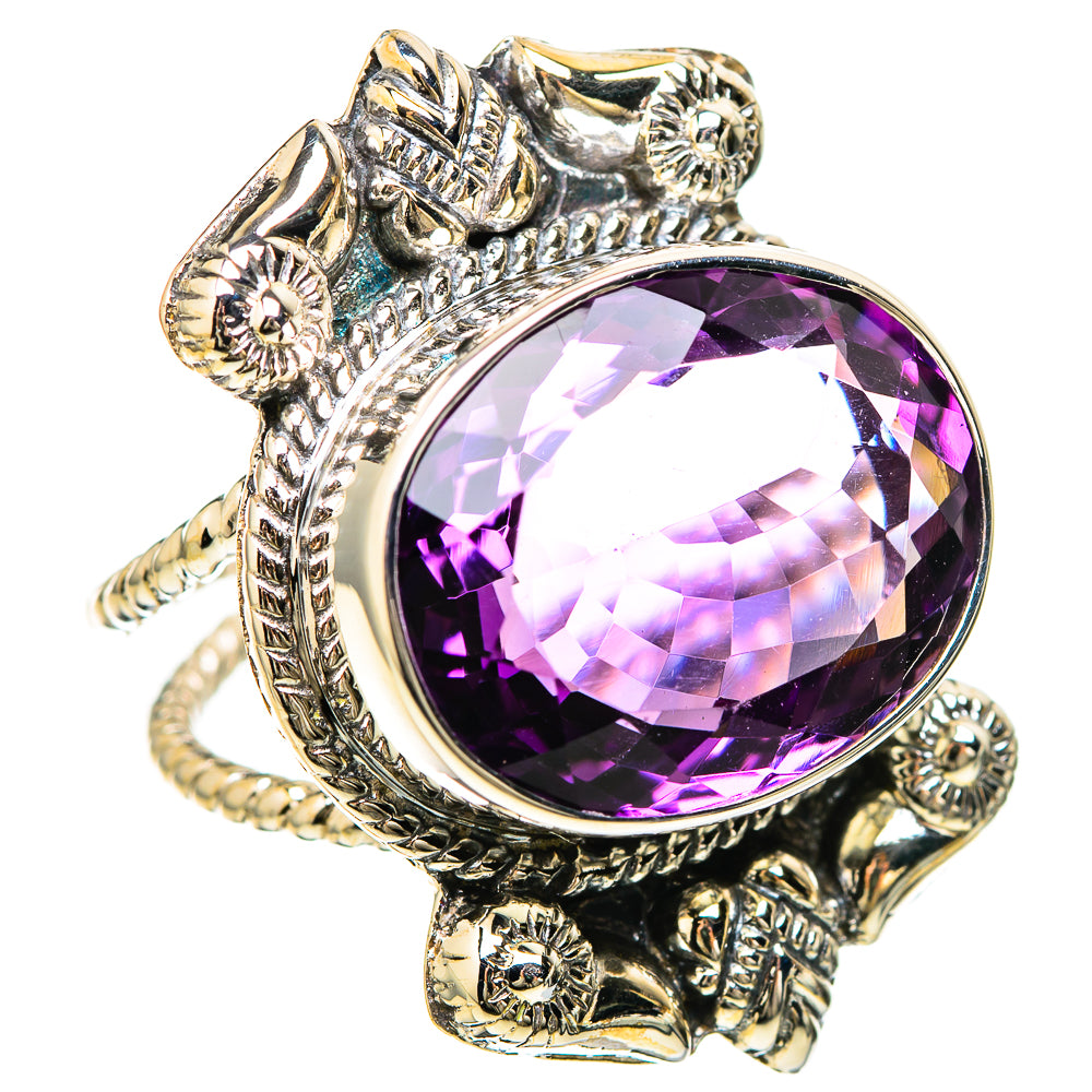 Amethyst Rings handcrafted by Anasilvercos - RING129292 - Photo 2