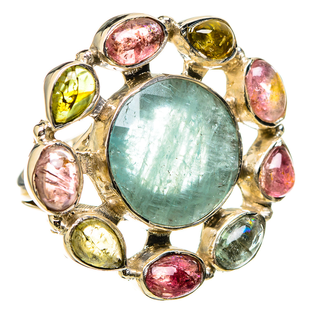 Aquamarine Rings handcrafted by Anasilvercos - RING129297 - Photo 2