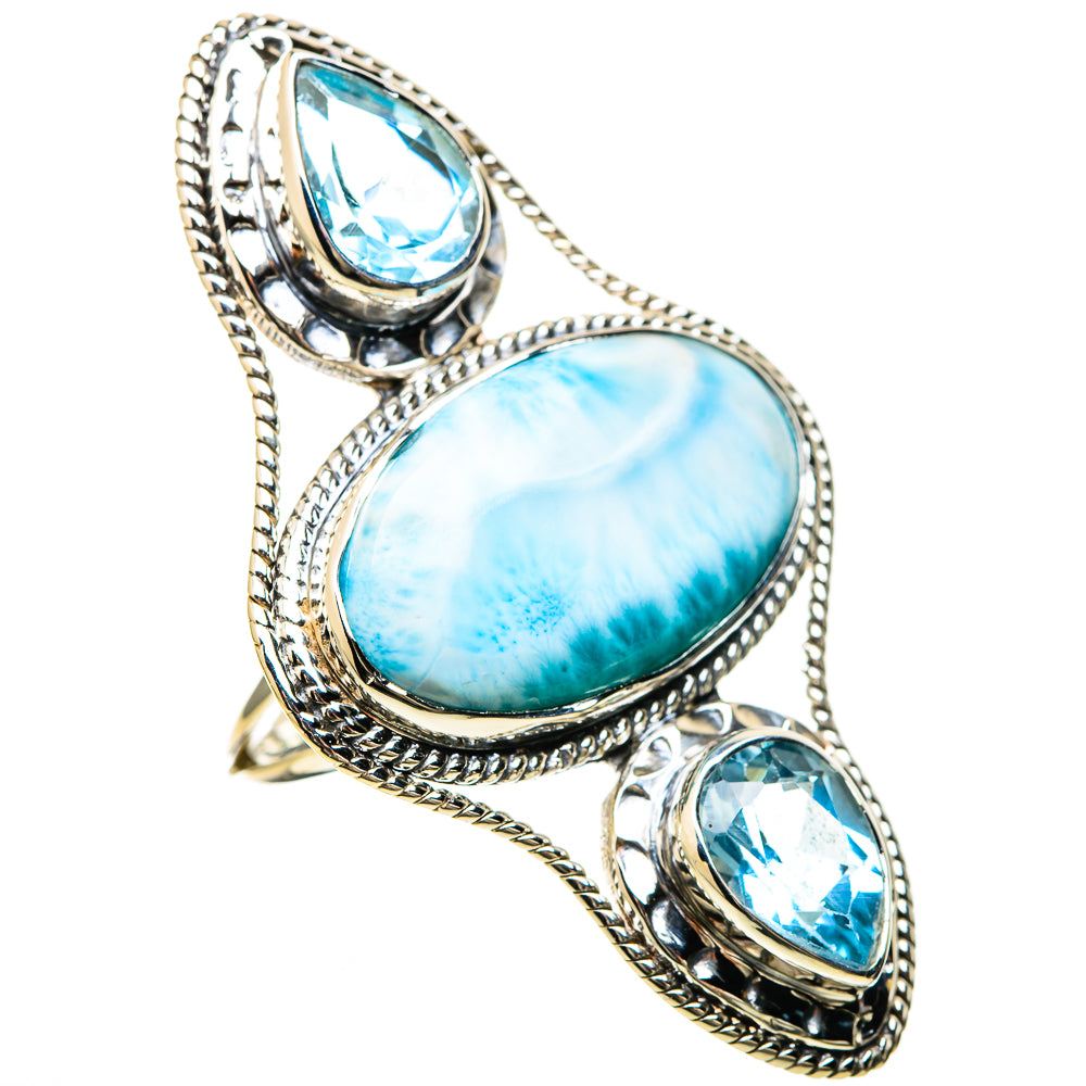 Larimar Rings handcrafted by Anasilvercos - RING129302 - Photo 2