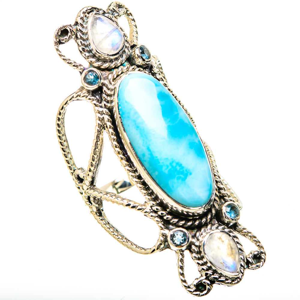 Larimar Rings handcrafted by Anasilvercos - RING129307 - Photo 2