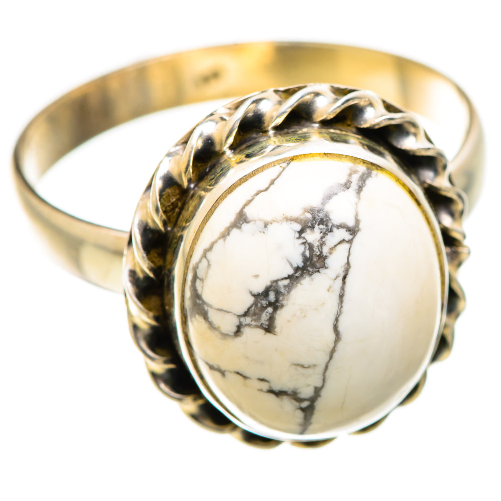 Howlite Rings handcrafted by Anasilvercos - RING129328 - Photo 2