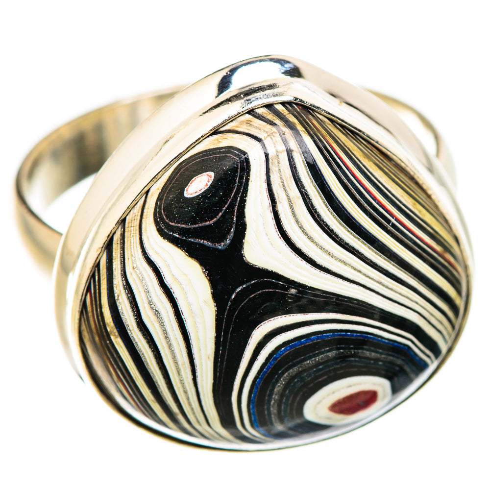 Fordite Rings handcrafted by Anasilvercos - RING129331 - Photo 2
