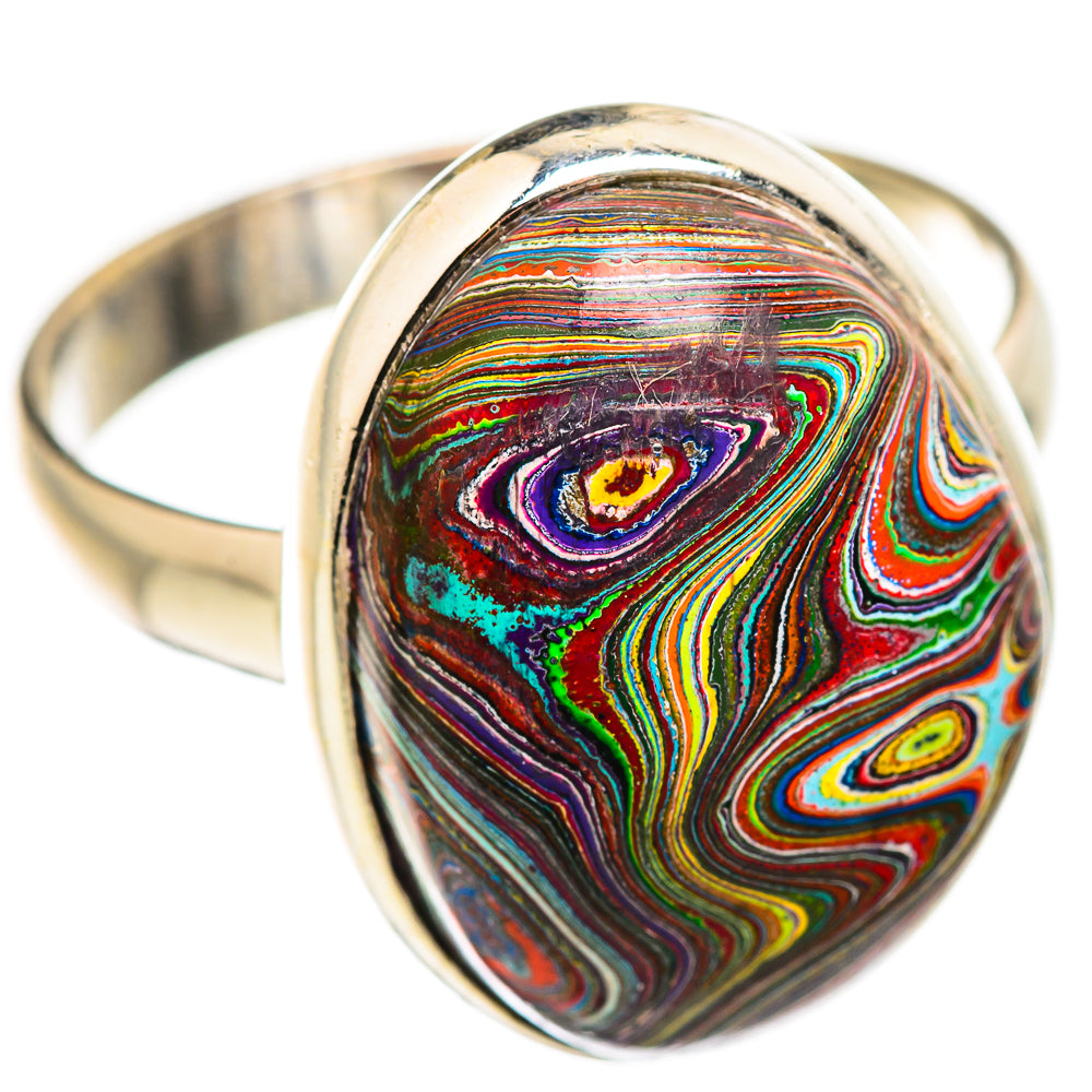 Fordite Rings handcrafted by Anasilvercos - RING129332 - Photo 2