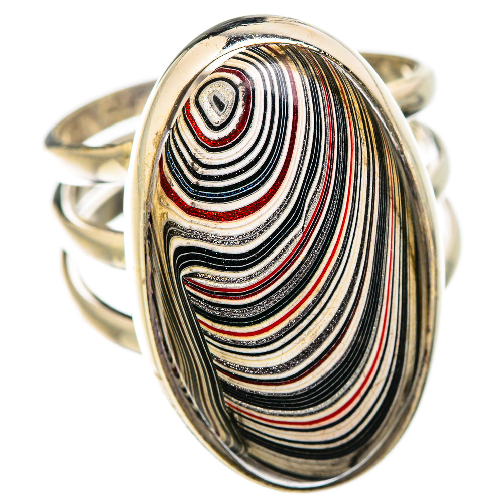 Fordite Rings handcrafted by Anasilvercos - RING129334 - Photo 2
