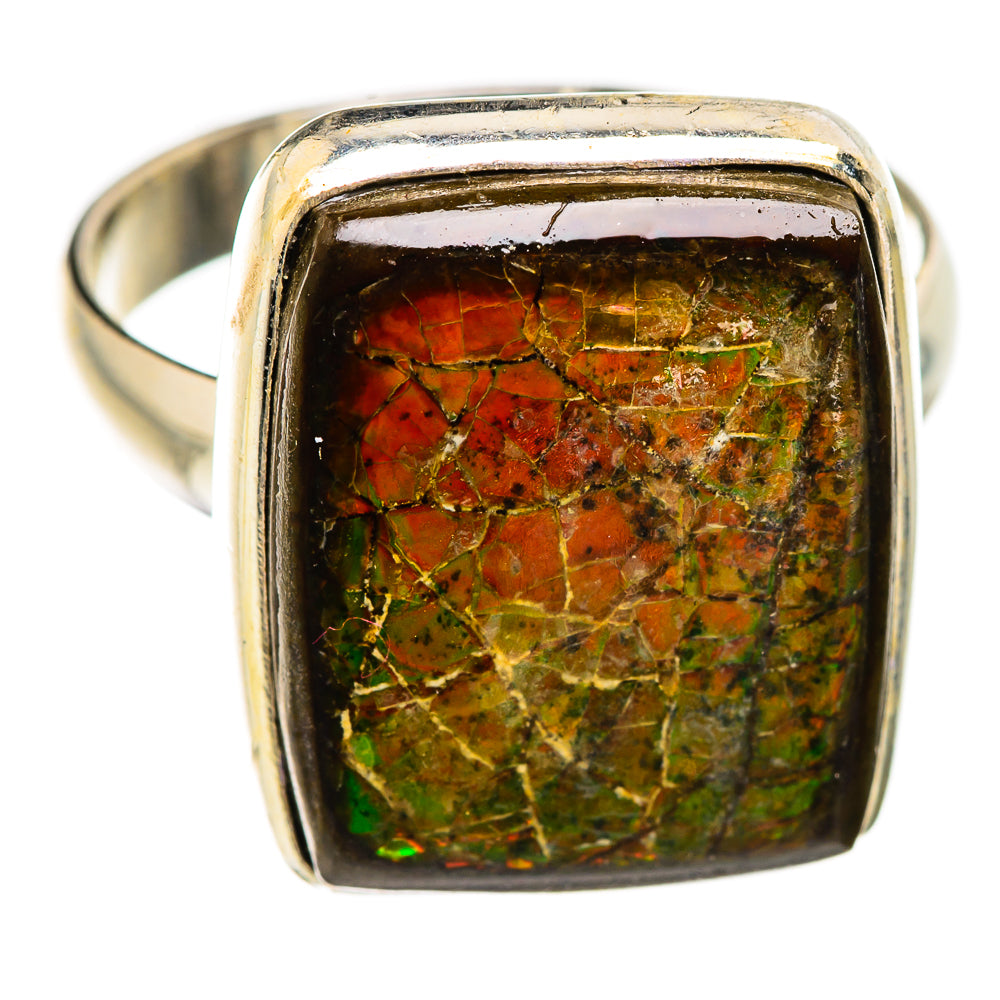 Ammolite Rings handcrafted by Anasilvercos - RING129336 - Photo 2