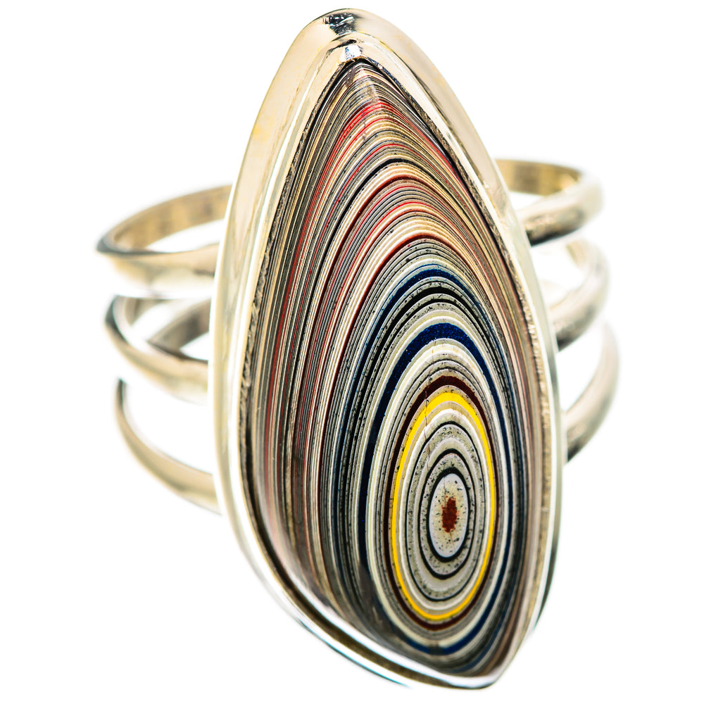 Fordite Rings handcrafted by Anasilvercos - RING129338 - Photo 2