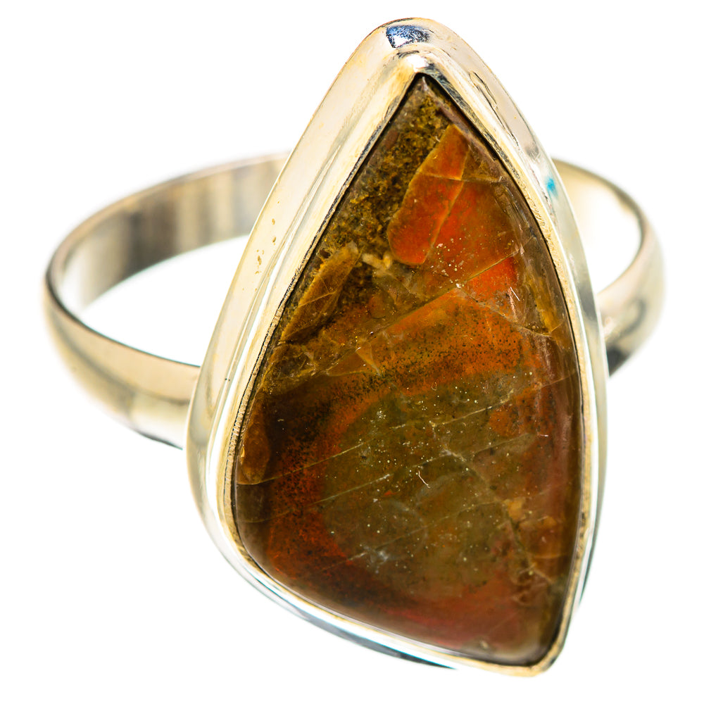 Ammolite Rings handcrafted by Anasilvercos - RING129357 - Photo 2