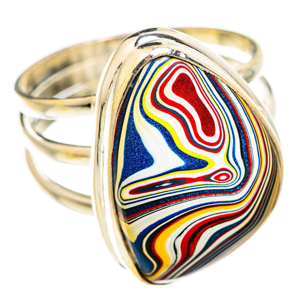 Fordite Rings handcrafted by Anasilvercos - RING129359 - Photo 2