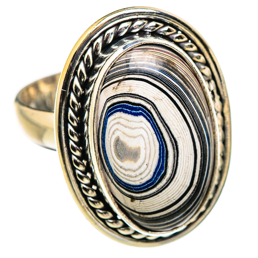 Fordite Rings handcrafted by Anasilvercos - RING129363 - Photo 2