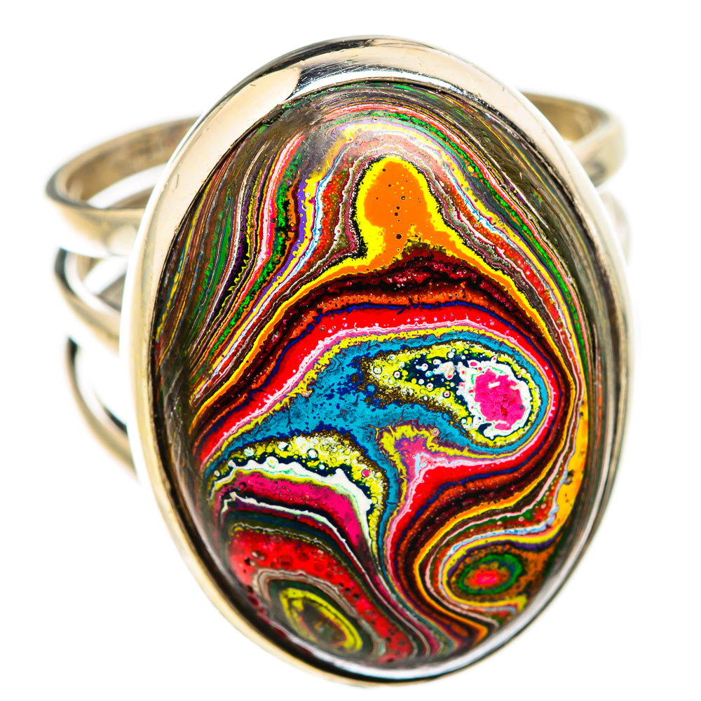 Fordite Rings handcrafted by Anasilvercos - RING129366 - Photo 2