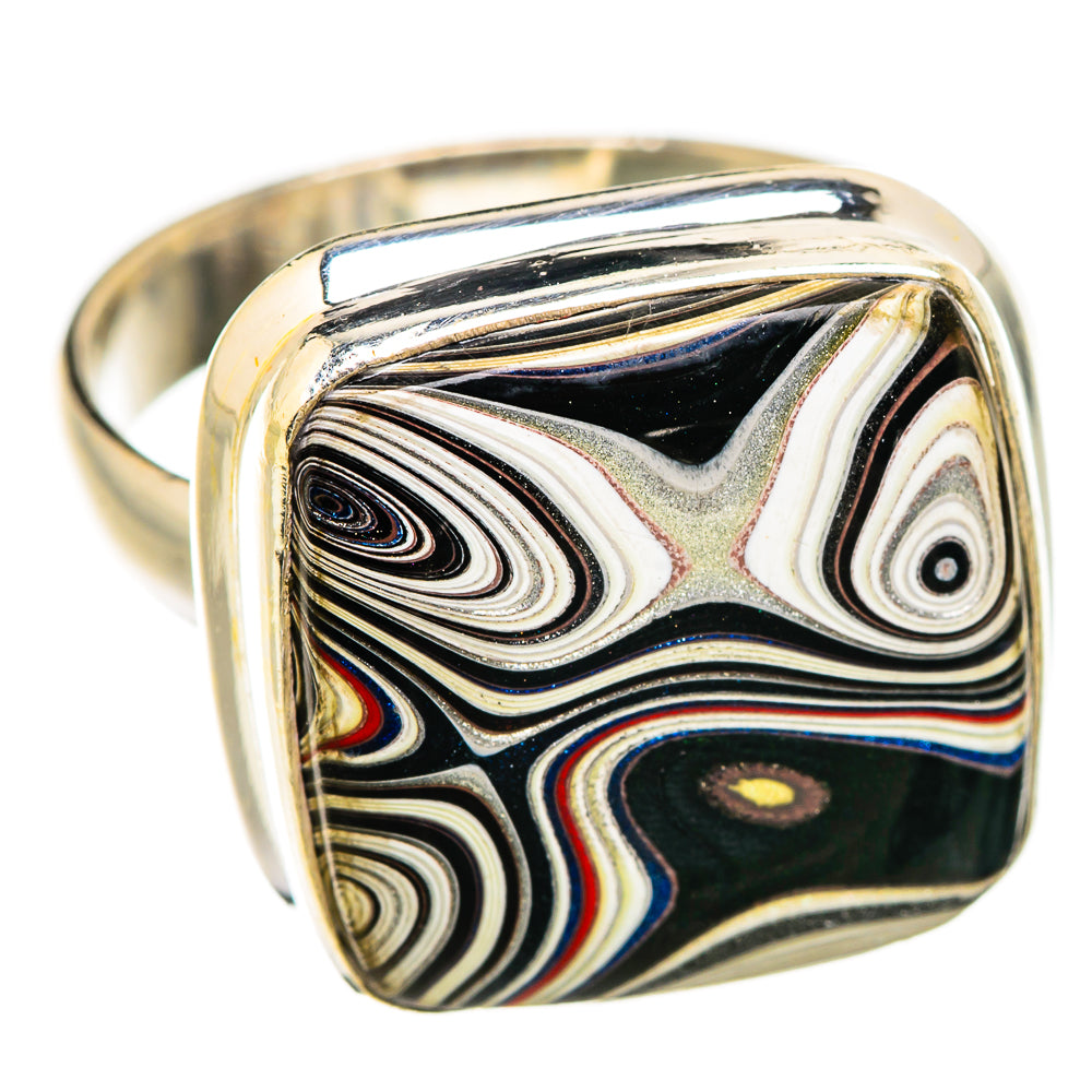 Fordite Rings handcrafted by Anasilvercos - RING129367 - Photo 2