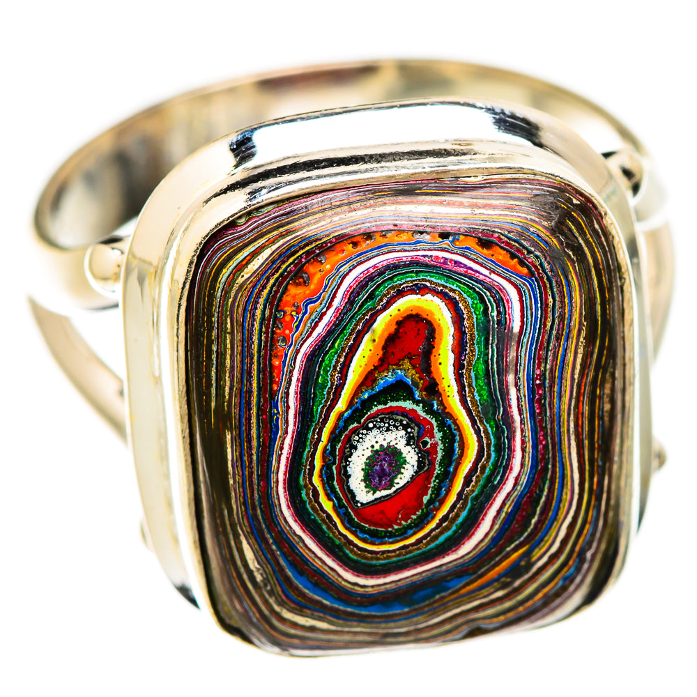 Fordite Rings handcrafted by Anasilvercos - RING129381 - Photo 2