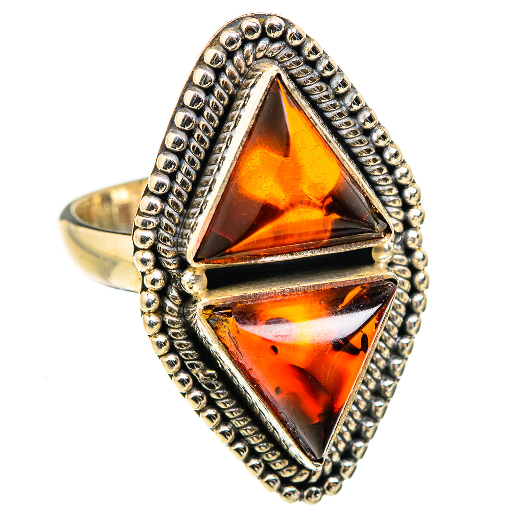 Baltic Amber Rings handcrafted by Anasilvercos - RING129399 - Photo 2