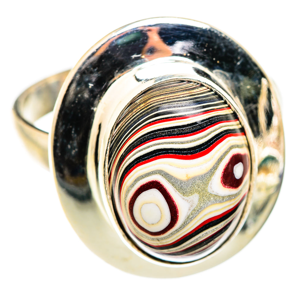 Fordite Rings handcrafted by Anasilvercos - RING129403 - Photo 2