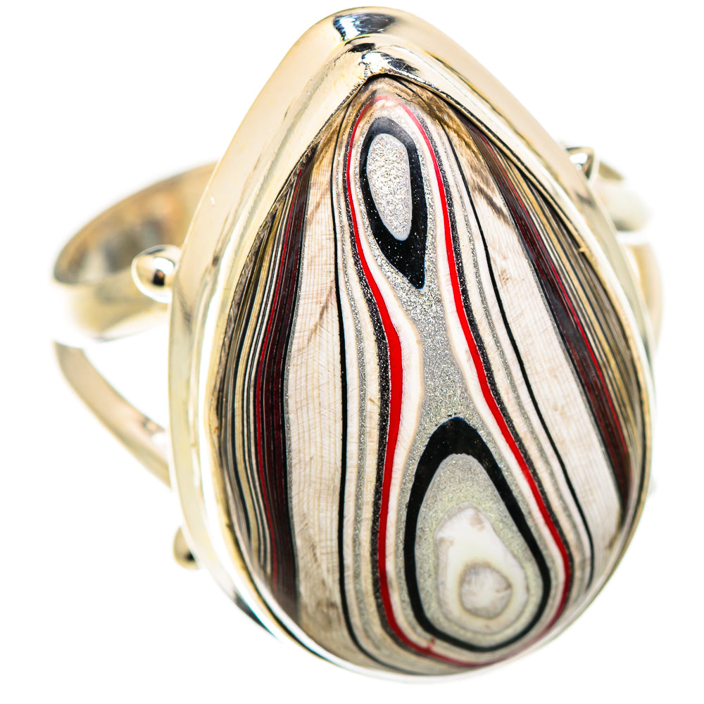 Fordite Rings handcrafted by Anasilvercos - RING129404 - Photo 2