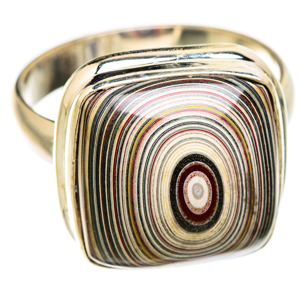 Fordite Rings handcrafted by Anasilvercos - RING129412 - Photo 2