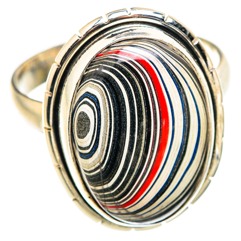 Fordite Rings handcrafted by Anasilvercos - RING129414 - Photo 2
