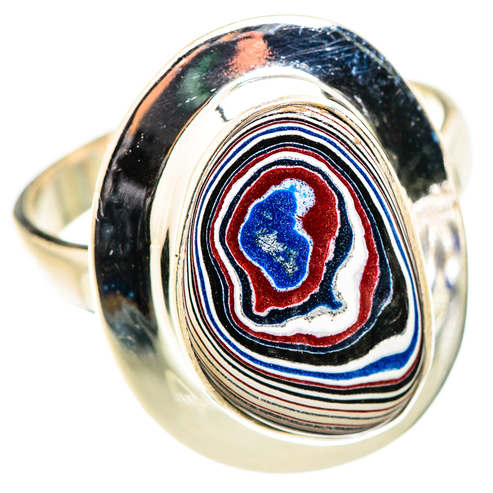 Fordite Rings handcrafted by Anasilvercos - RING129416 - Photo 2