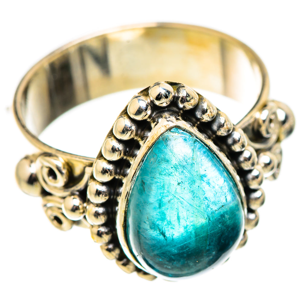 Blue Fluorite Rings handcrafted by Anasilvercos - RING129421 - Photo 2