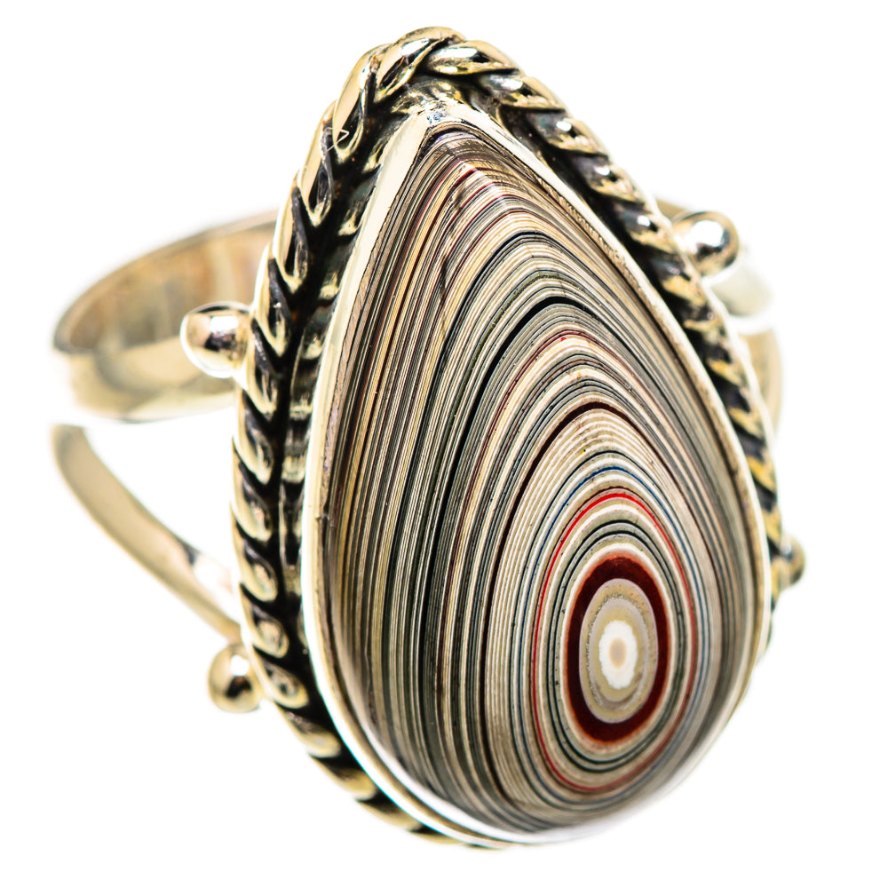Fordite Rings handcrafted by Anasilvercos - RING129424 - Photo 2