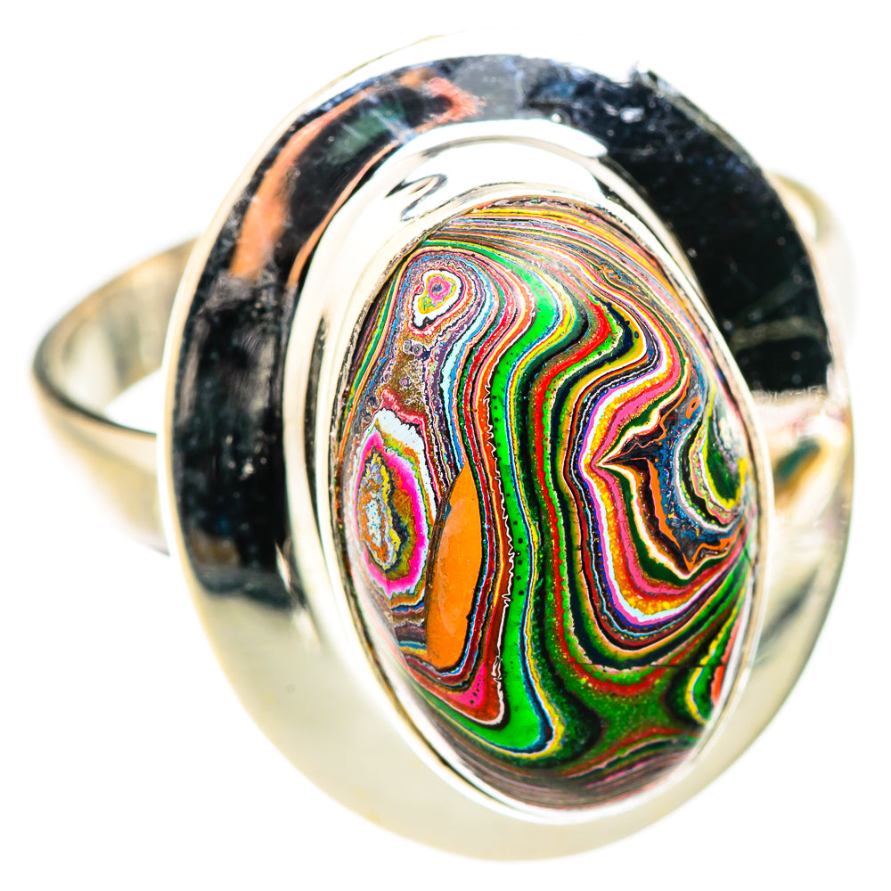 Fordite Rings handcrafted by Anasilvercos - RING129426 - Photo 2