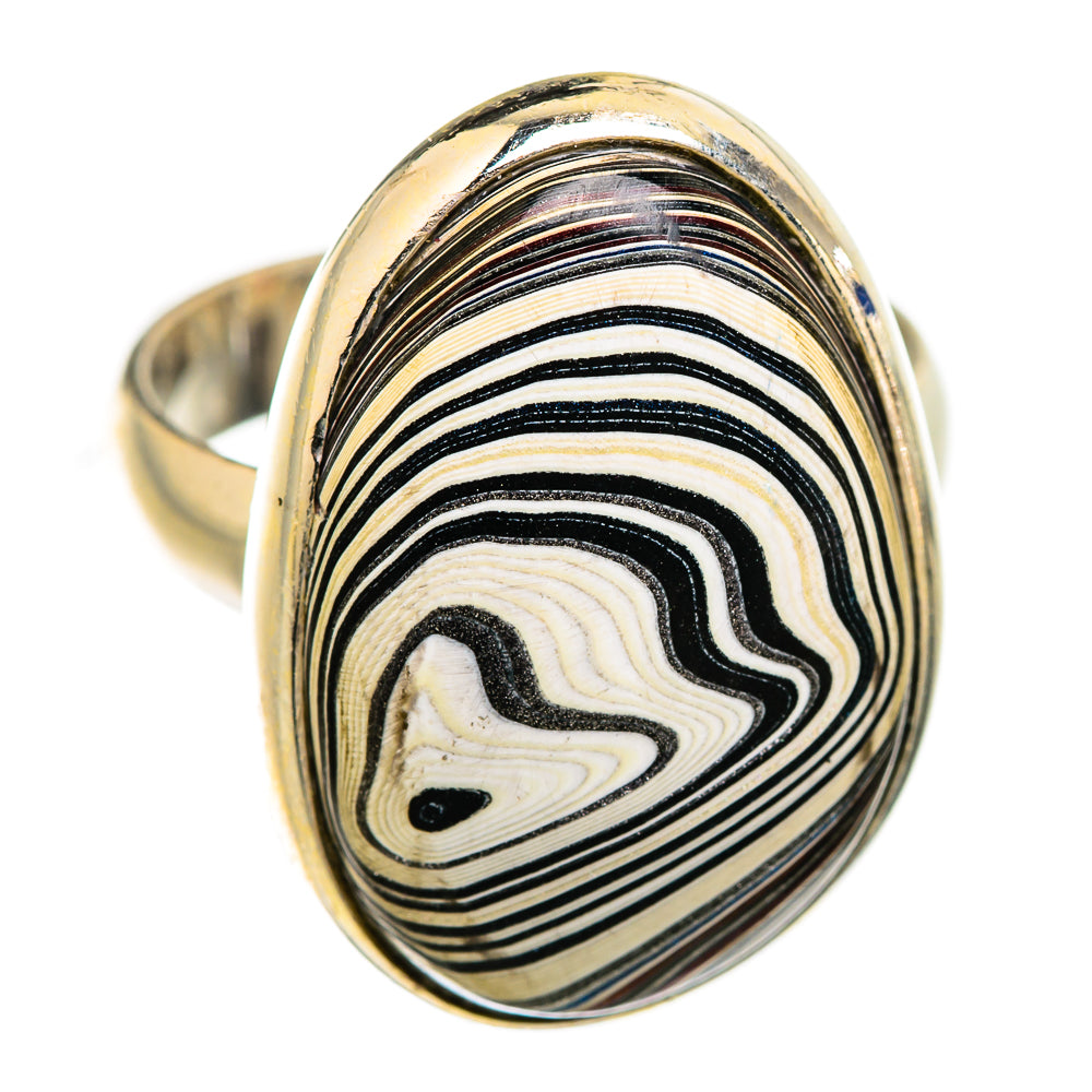 Fordite Rings handcrafted by Anasilvercos - RING129441 - Photo 2