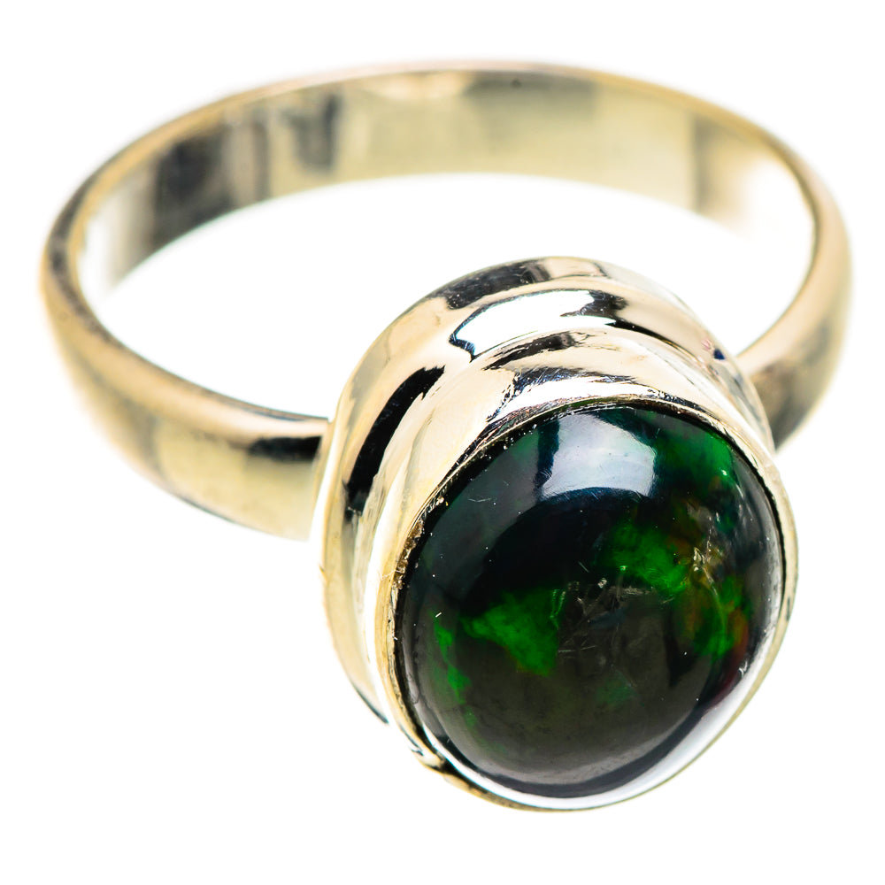 Black Opal Rings handcrafted by Anasilvercos - RING129444 - Photo 2