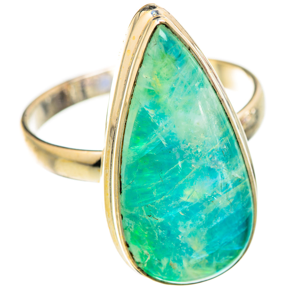 Green Moonstone Rings handcrafted by Anasilvercos - RING129450 - Photo 2
