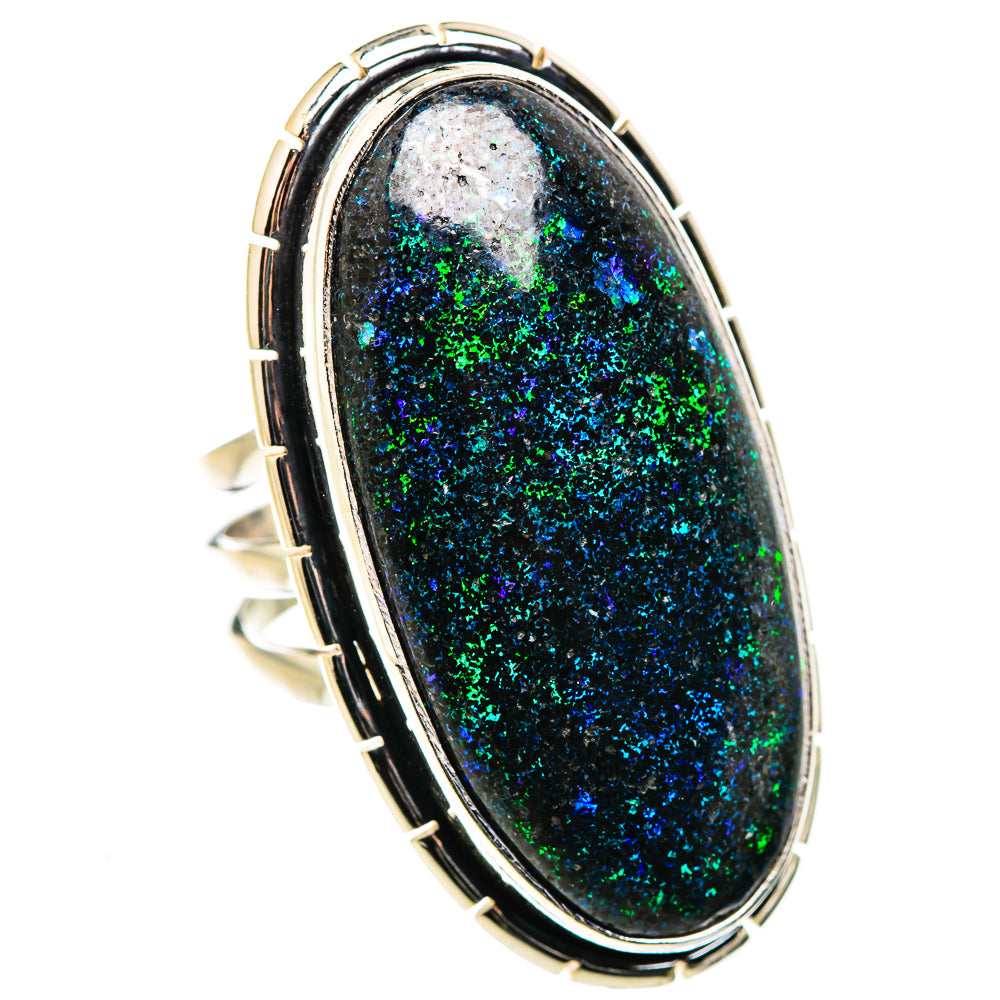 Andamooka Opal Rings handcrafted by Anasilvercos - RING129466 - Photo 2